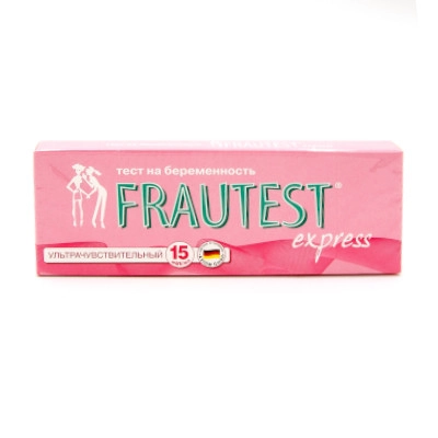 изображение Тест на беременность FRAUTEST express (1 тест) от интернет-аптеки ФАРМЭКОНОМ