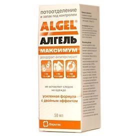 изображение ALGEL дезодорант-антиперсперант максимум 50мл от интернет-аптеки ФАРМЭКОНОМ