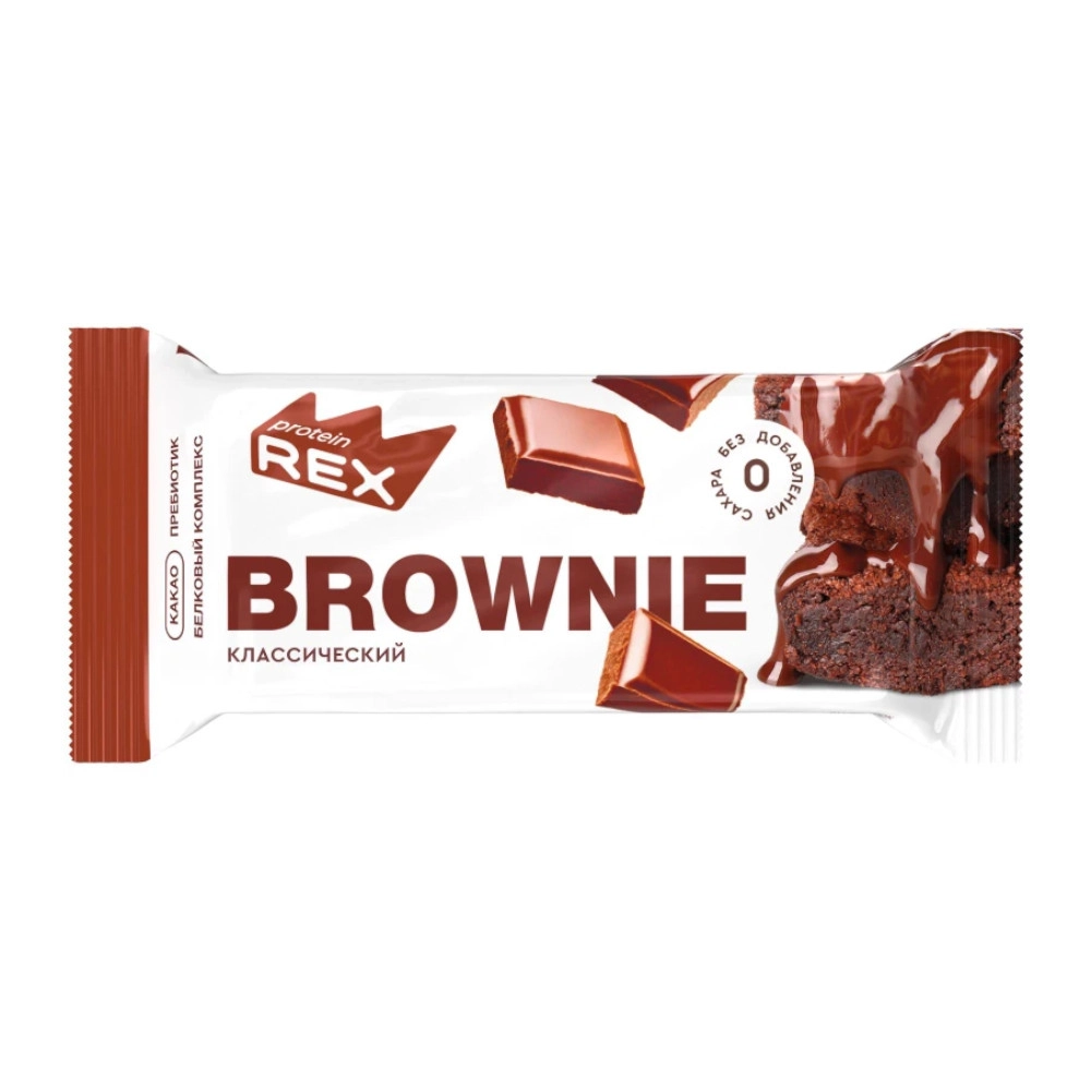 изображение Пирожное Брауни Протеиновое 50г без сахара классич. от интернет-аптеки ФАРМЭКОНОМ
