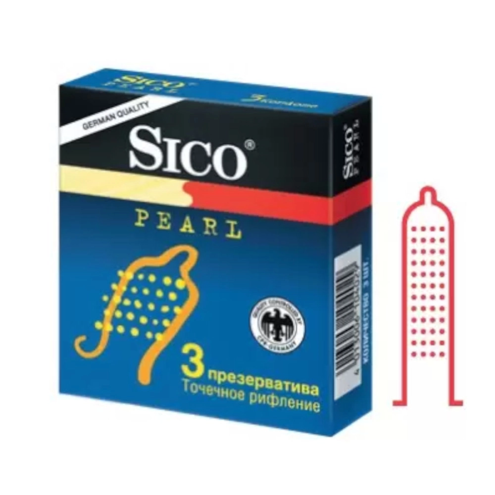 изображение Презервативы SICO Pearl Точечное рифление 3шт от интернет-аптеки ФАРМЭКОНОМ