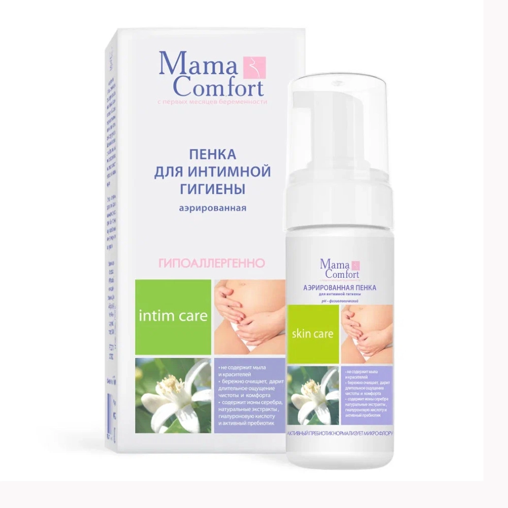изображение Пенка для интимной гигиены аэрированная Mama Comfort 150мл. от интернет-аптеки ФАРМЭКОНОМ