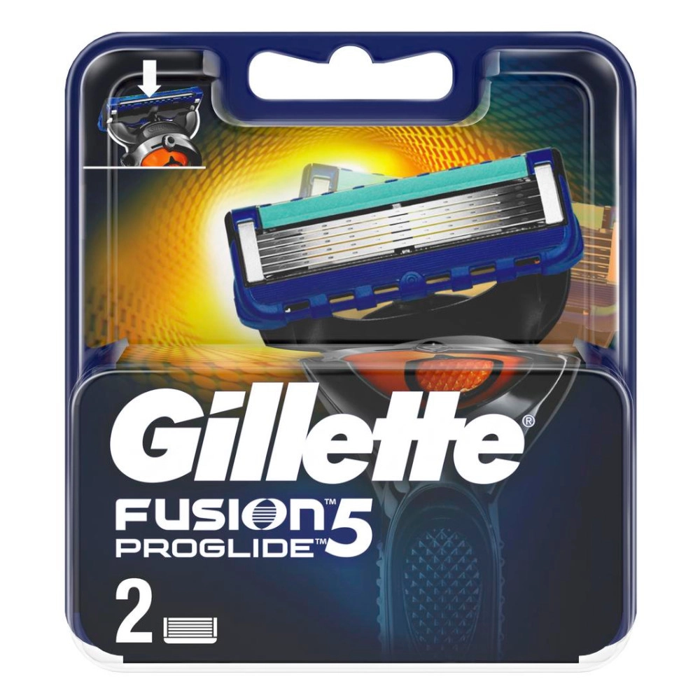 изображение Сменные кассеты для бритья Gillette Fusion Proglide 2шт от интернет-аптеки ФАРМЭКОНОМ