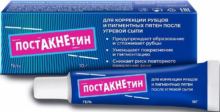 изображение Постакнетин гель 10 г наруж от интернет-аптеки ФАРМЭКОНОМ