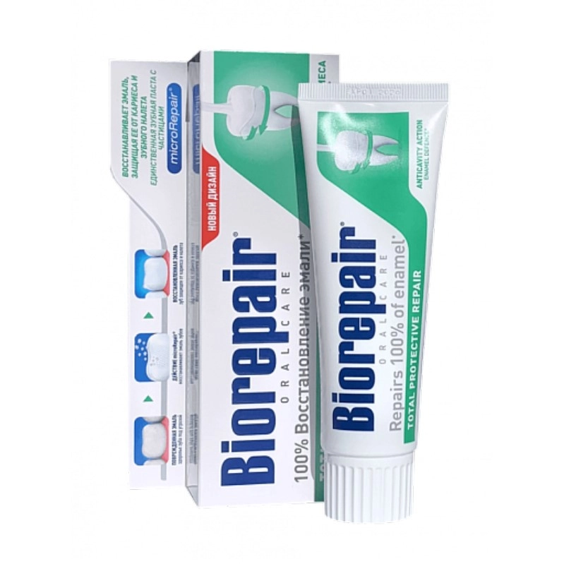 изображение Biorepair Total Protection Repair зубная паста для комплексной защиты зубов и десен 75мл от интернет-аптеки ФАРМЭКОНОМ