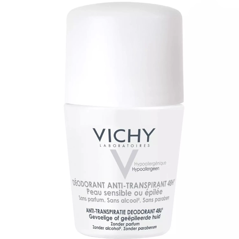изображение VICHY дезодорант для чувствительной кожи успокаивающий 48часов 50мл от интернет-аптеки ФАРМЭКОНОМ