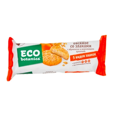 изображение Печенье ЭкоБотаника абрикос,морковные цукаты 280г от интернет-аптеки ФАРМЭКОНОМ