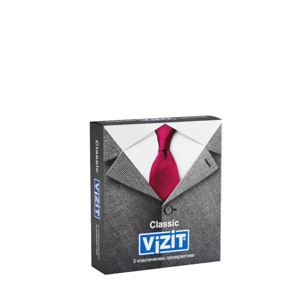изображение Презервативы ViZiT Classic классические 3шт от интернет-аптеки ФАРМЭКОНОМ
