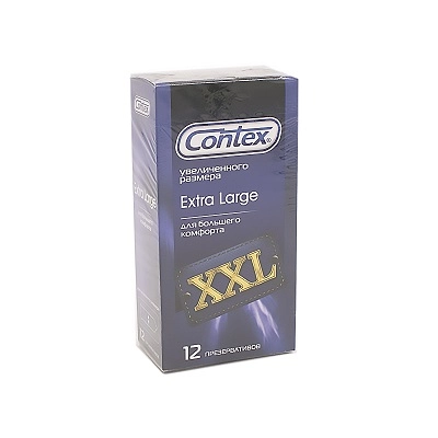 изображение Презервативы CONTEX N12 Extra Large от интернет-аптеки ФАРМЭКОНОМ