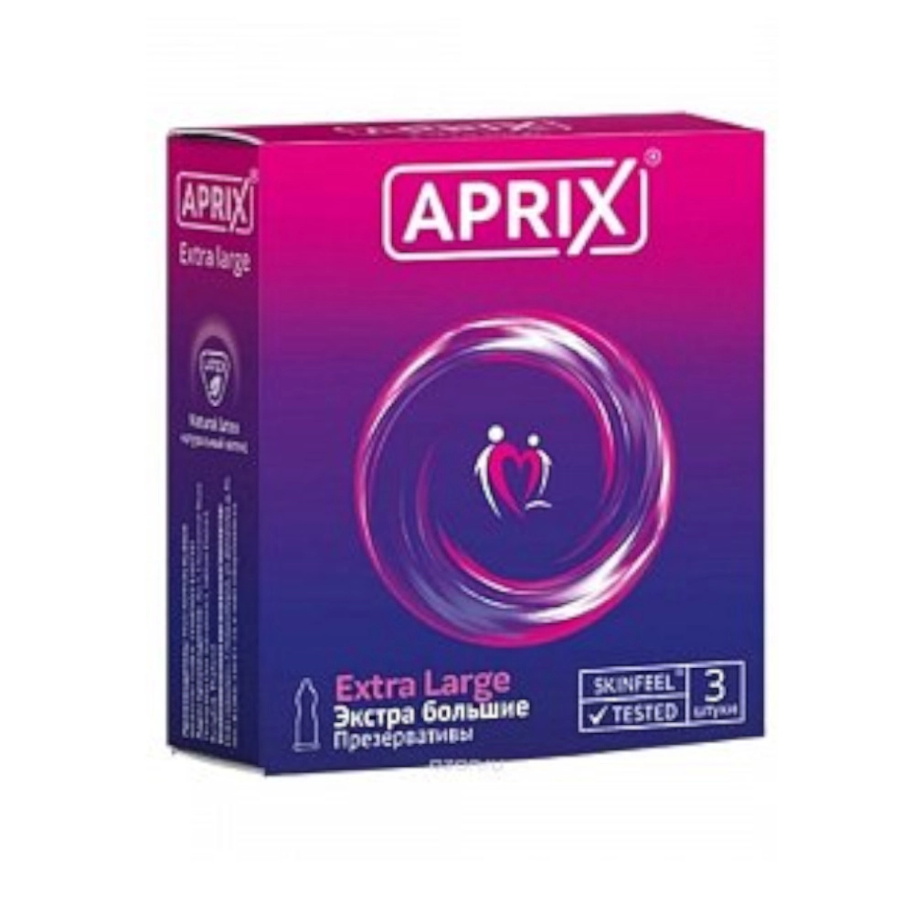 изображение Презервативы APRIX Extra large экстра большие 3 шт от интернет-аптеки ФАРМЭКОНОМ