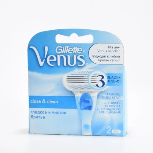 изображение Кассеты д/бритья Gillette Venus д/жен. N2 от интернет-аптеки ФАРМЭКОНОМ