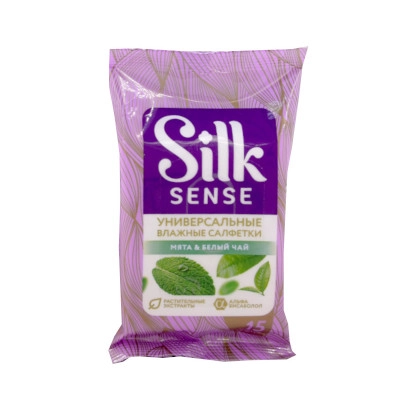 изображение Салфетки влажн. Ola! Silk sense №15 универс. белый чай, мята от интернет-аптеки ФАРМЭКОНОМ