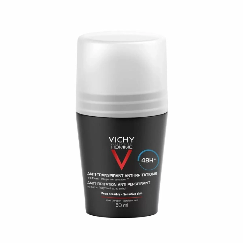 изображение VICHY HOMME дезодорант для чувствительной кожи 48часов 50мл от интернет-аптеки ФАРМЭКОНОМ