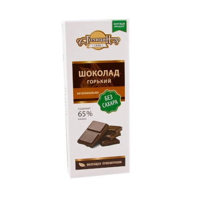 изображение Шоколад Голицин горький,на изомальте 60г от интернет-аптеки ФАРМЭКОНОМ