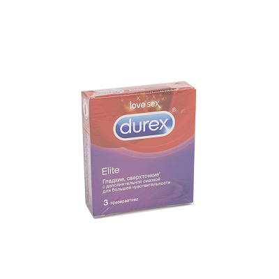 изображение Презервативы Durex N3 Elit от интернет-аптеки ФАРМЭКОНОМ