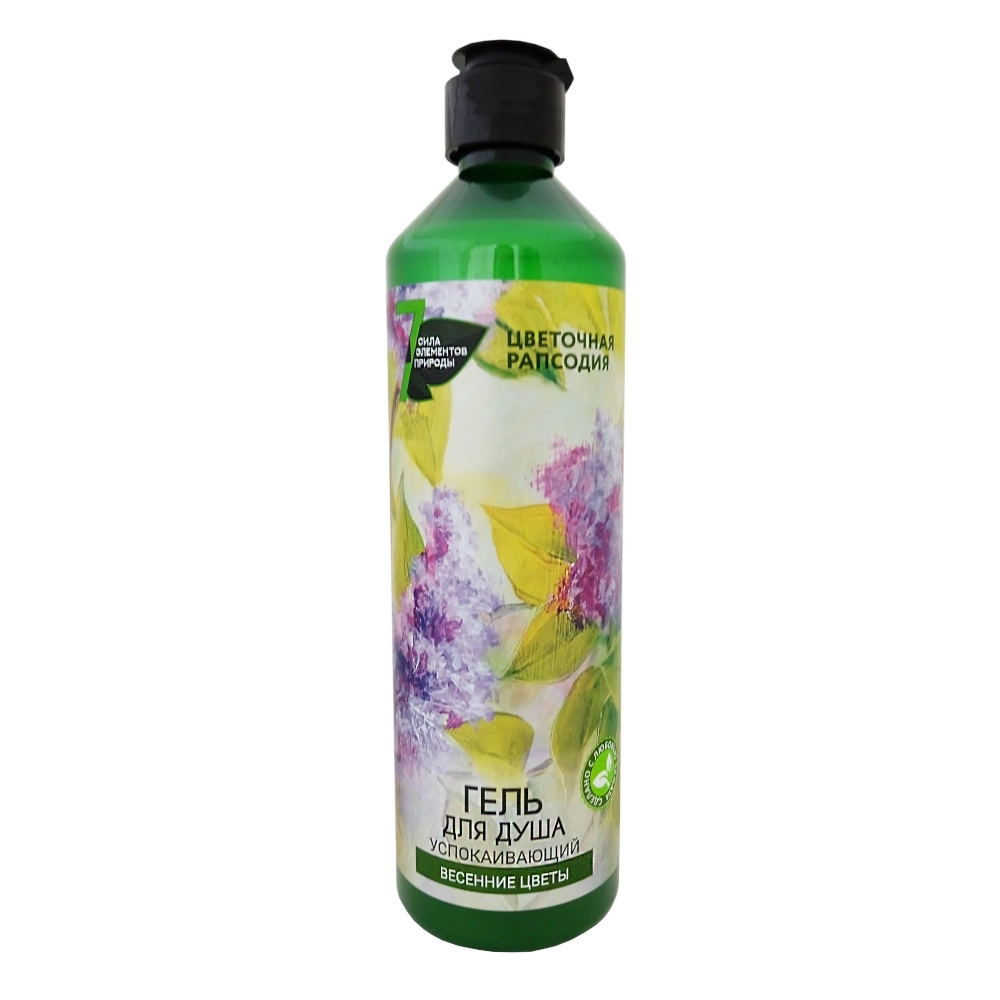 изображение Гель для душа SANATA очищающий, Луговые цветы 500мл. от интернет-аптеки ФАРМЭКОНОМ