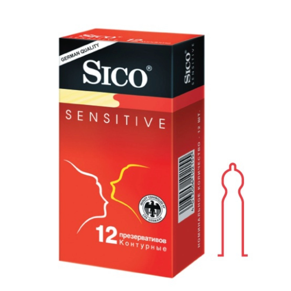 изображение Презервативы SICO Sensitiv Контурные 12шт от интернет-аптеки ФАРМЭКОНОМ