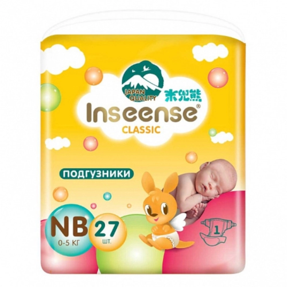 изображение Подгузники Инсинс NB 0-5 кг №27 classic от интернет-аптеки ФАРМЭКОНОМ