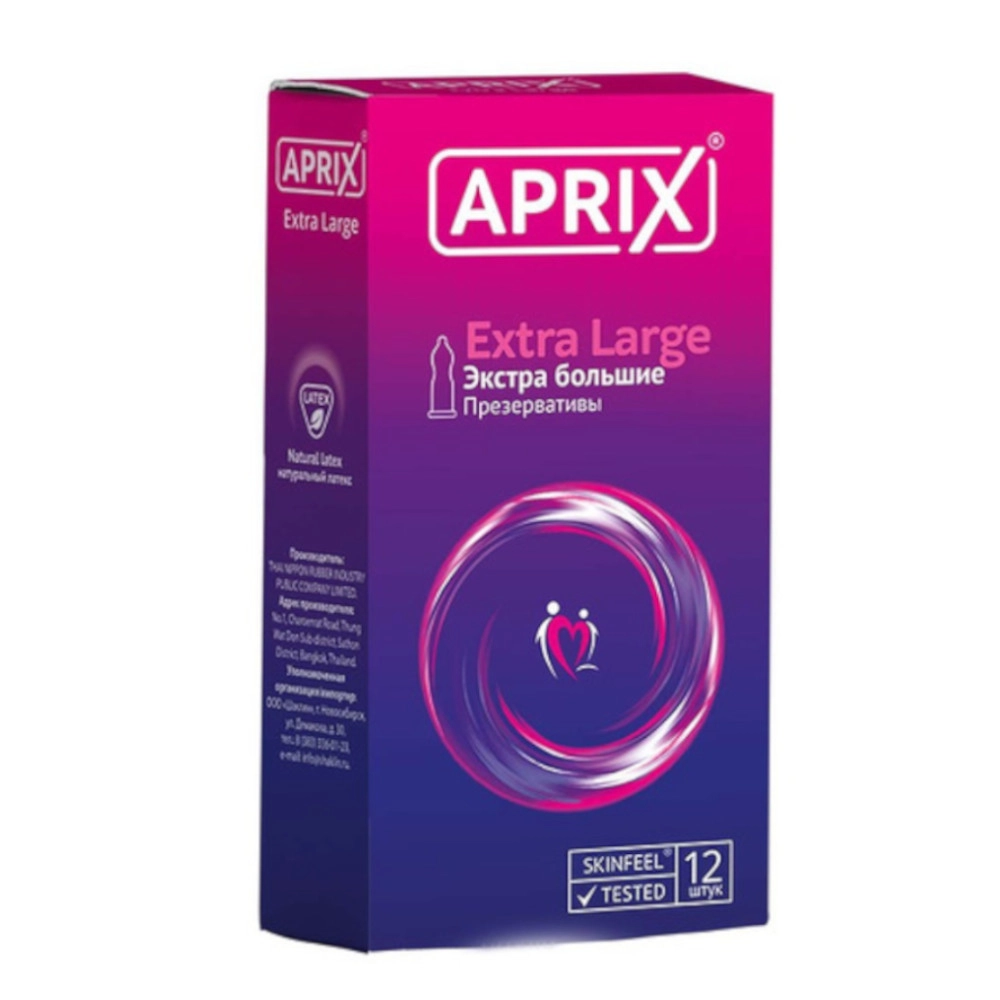 изображение Презервативы APRIX Extra large экстра большие 12 шт от интернет-аптеки ФАРМЭКОНОМ