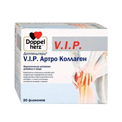 изображение Доппельгерц VIP Артро коллаген жидк 25мл №30 от интернет-аптеки ФАРМЭКОНОМ