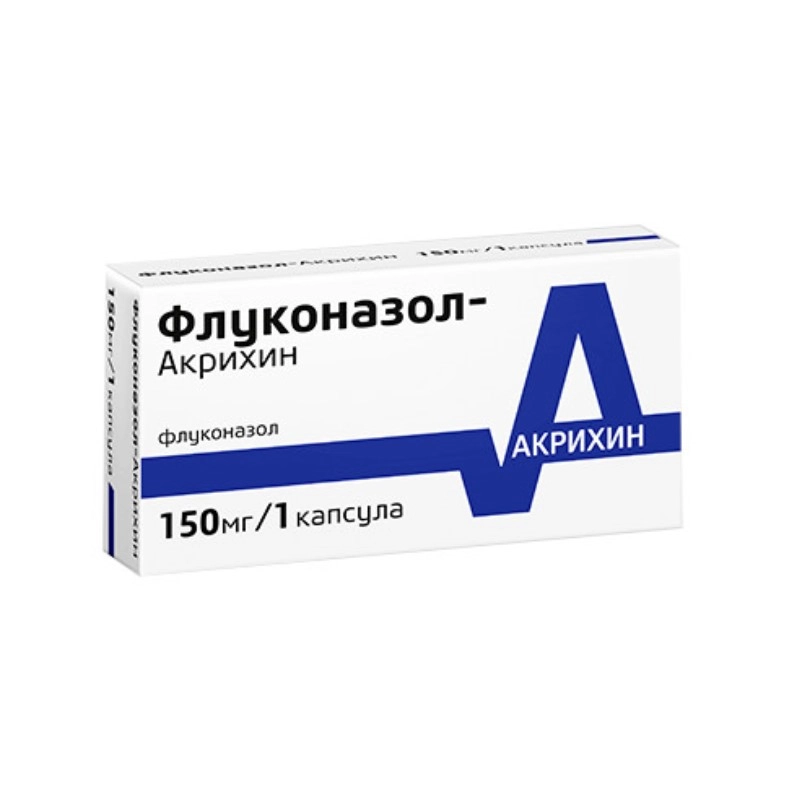 изображение Флуконазол-Акрихин капс. 150мг N1 вн от интернет-аптеки ФАРМЭКОНОМ