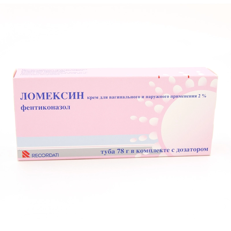 изображение Ломексин крем 2%-78г туба ваг от интернет-аптеки ФАРМЭКОНОМ