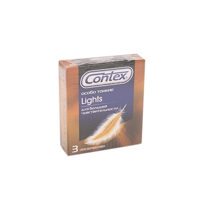 изображение Презервативы CONTEX N3 Lightsсверхтонкие от интернет-аптеки ФАРМЭКОНОМ