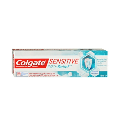 изображение Паста зубн. Colgate Sensitive Pro-Relief 75мл от интернет-аптеки ФАРМЭКОНОМ