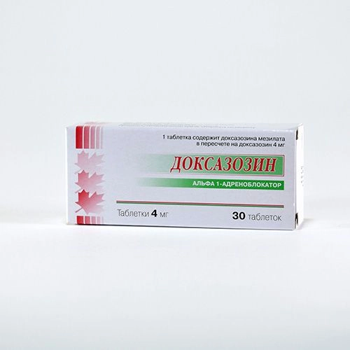изображение Доксазозин таб. 4мг N30 вн от интернет-аптеки ФАРМЭКОНОМ