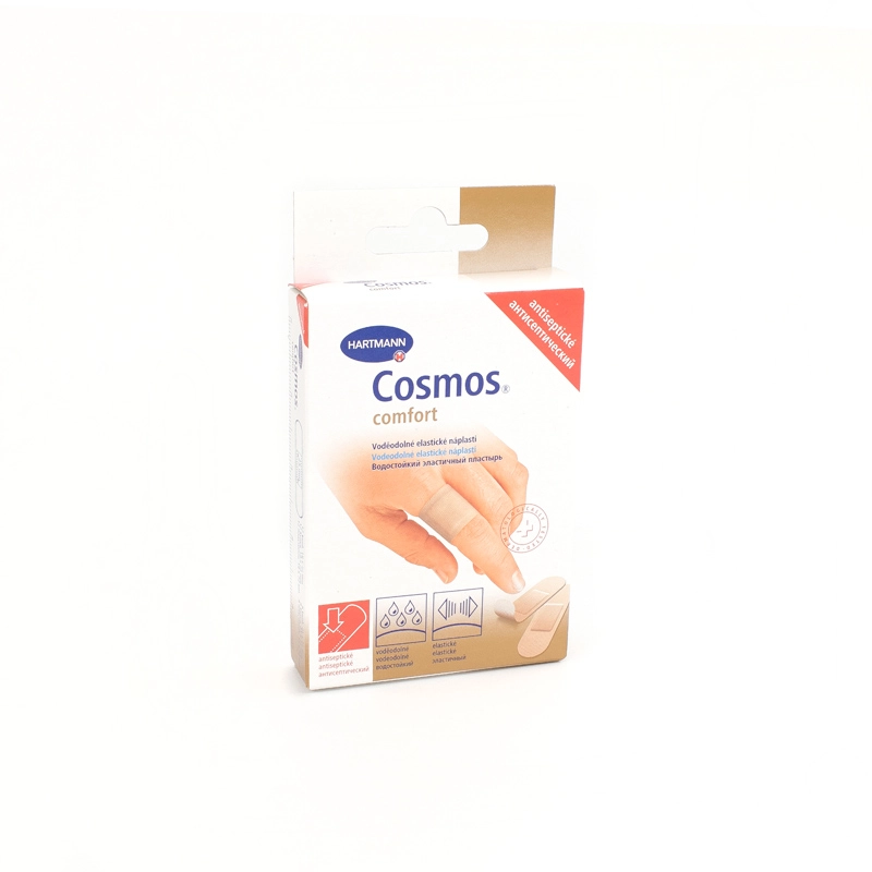 Пластырь Cosmos Comfort antisept на полимерной основе, набор, 20шт купить в аптеке ФАРМЭКОНОМ