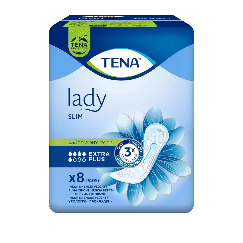 изображение Урологические прокладки для женщин TENA Lady Slim Extra Plus 8шт от интернет-аптеки ФАРМЭКОНОМ