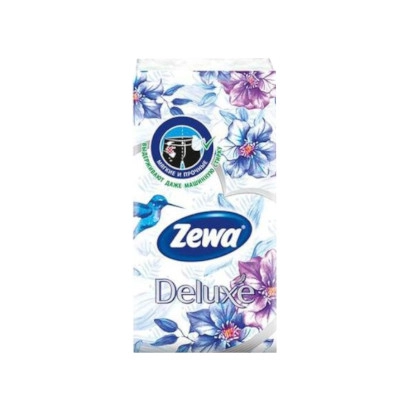 изображение Платки носовые Zewa Deluxe дизайн от интернет-аптеки ФАРМЭКОНОМ