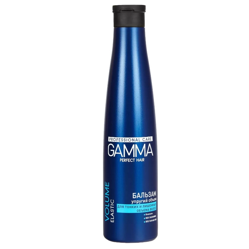 изображение GAMMA Perfect Hair бальзам упругий объем для тонких и лишенных объема волос 350мл от интернет-аптеки ФАРМЭКОНОМ