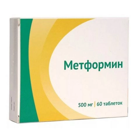 изображение Метформин таб. 500мг N60 вн от интернет-аптеки ФАРМЭКОНОМ