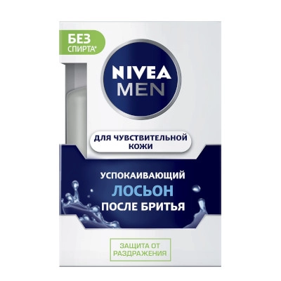 изображение Лосьон после бритья Nivea For Men Успокаивающий 100мл от интернет-аптеки ФАРМЭКОНОМ
