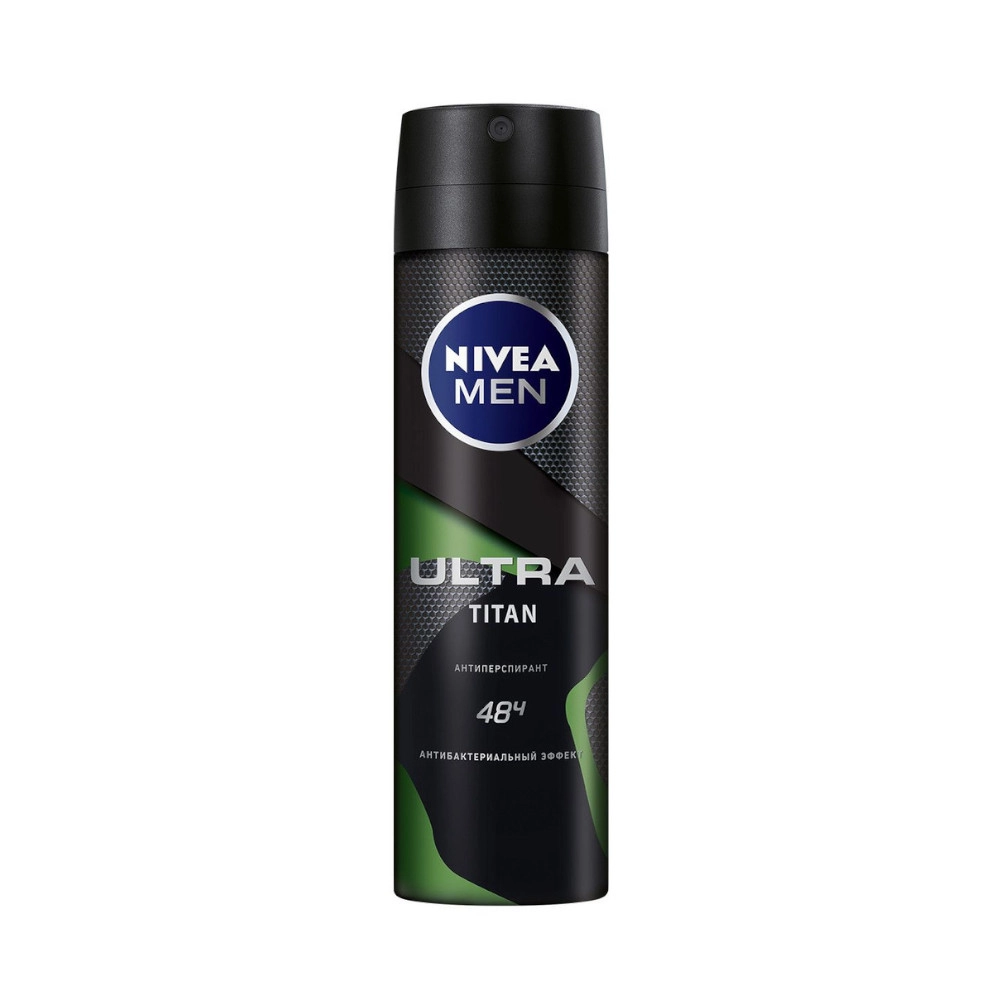 изображение Дезодорант-антиперспирант спрей Nivea For Men  Ultra Titan 150мл от интернет-аптеки ФАРМЭКОНОМ