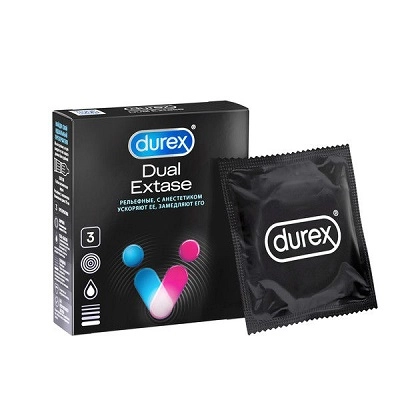 изображение Презервативы Durex N3 Dual Extase от интернет-аптеки ФАРМЭКОНОМ