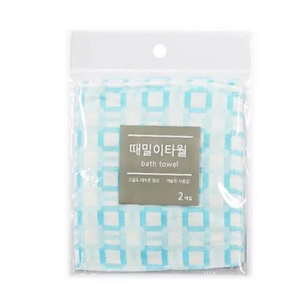 изображение Мочалка-варежка Sungbo Cleamy Bath Towel жёсткая 14*16см 2шт от интернет-аптеки ФАРМЭКОНОМ