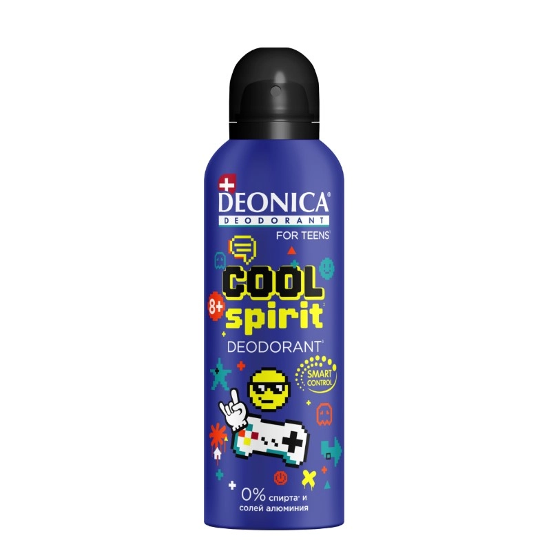 изображение DEONICA FOR TEENS Cool Spirit дезодорант спрей 125мл от интернет-аптеки ФАРМЭКОНОМ