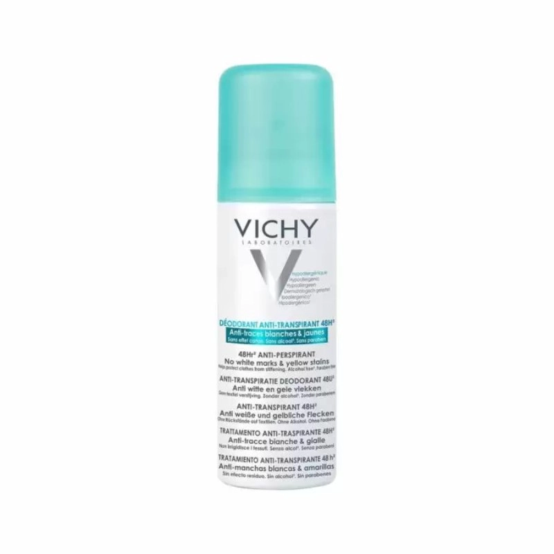 изображение VICHY дезодорант спрей защита от пятен 48часов 125мл от интернет-аптеки ФАРМЭКОНОМ