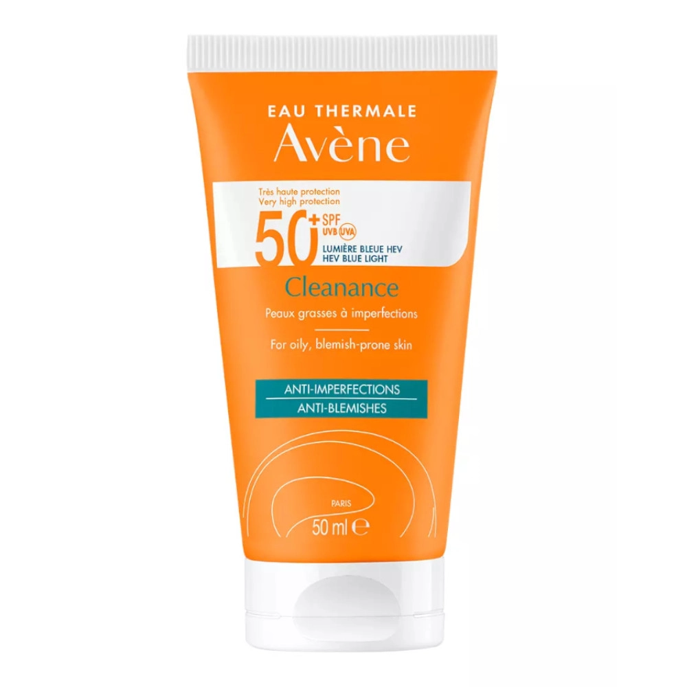 изображение Avene Cleanance Флюид солнцезащитный для проблемной кожи SPF 50+ 50мл от интернет-аптеки ФАРМЭКОНОМ