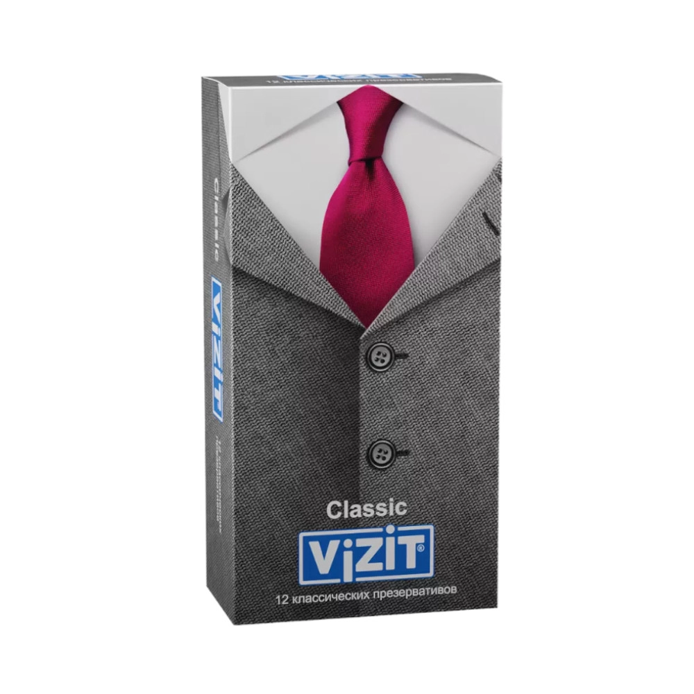 изображение Презервативы ViZiT Classic классические 12шт от интернет-аптеки ФАРМЭКОНОМ