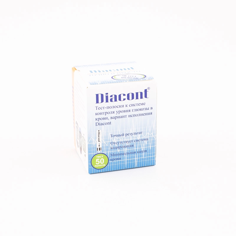  Тест-полоски Diacont N50 купить в аптеке ФАРМЭКОНОМ