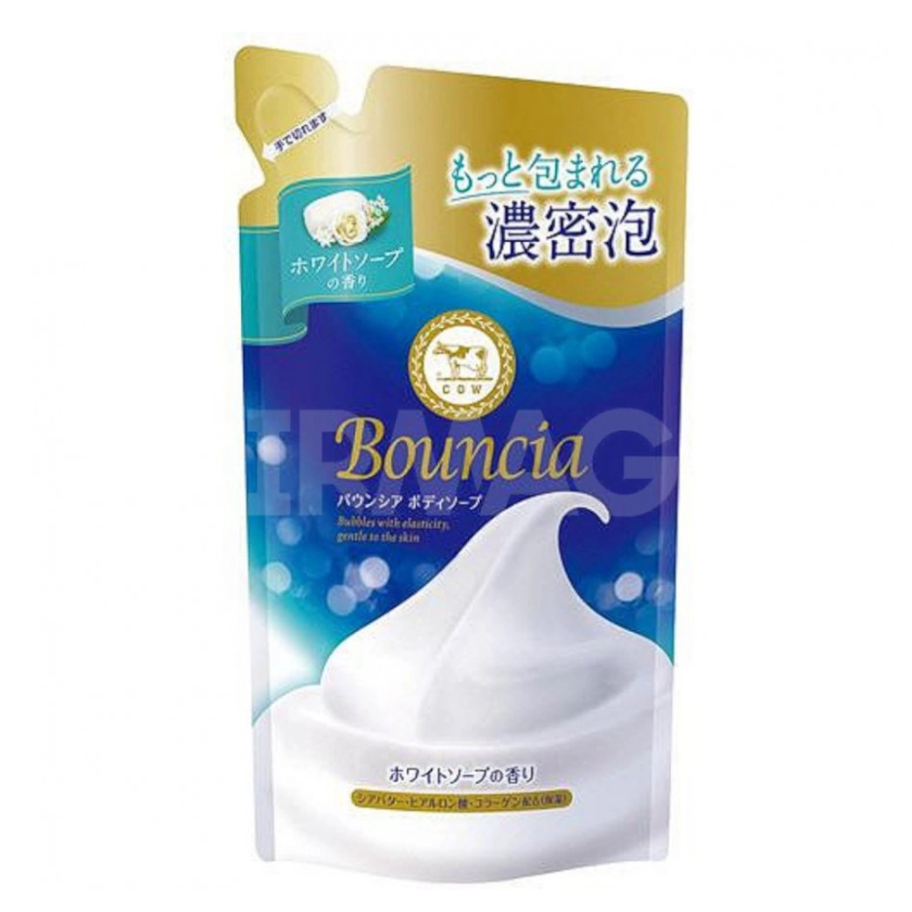 изображение COW Bouncia Жидкое мыло для тела сливочное Свежий аромат дой-пак 360мл от интернет-аптеки ФАРМЭКОНОМ