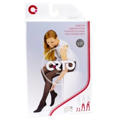изображение Компрессионные колготки ORTO 1 класс 4113  для беременных закрытый носок с мультифиброй от интернет-аптеки ФАРМЭКОНОМ