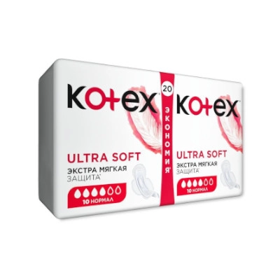 изображение Прокладки критич. Kotex Ultra Soft normal N20 от интернет-аптеки ФАРМЭКОНОМ