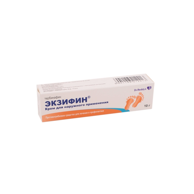 изображение Экзифин крем 1%-10г туба наруж от интернет-аптеки ФАРМЭКОНОМ