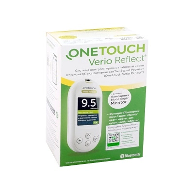 изображение Глюкометр One Touch Verio Reflect от интернет-аптеки ФАРМЭКОНОМ