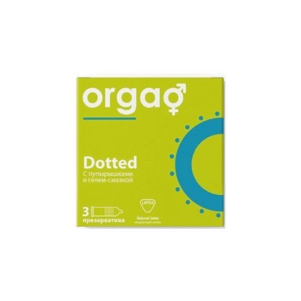 изображение Презервативы ORGAO Dotted N3 с пупырышками от интернет-аптеки ФАРМЭКОНОМ