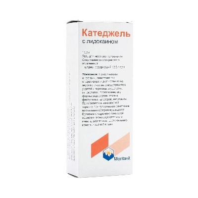 изображение Катеджель с лидокаином гель 12.5г N1 шприц наруж от интернет-аптеки ФАРМЭКОНОМ