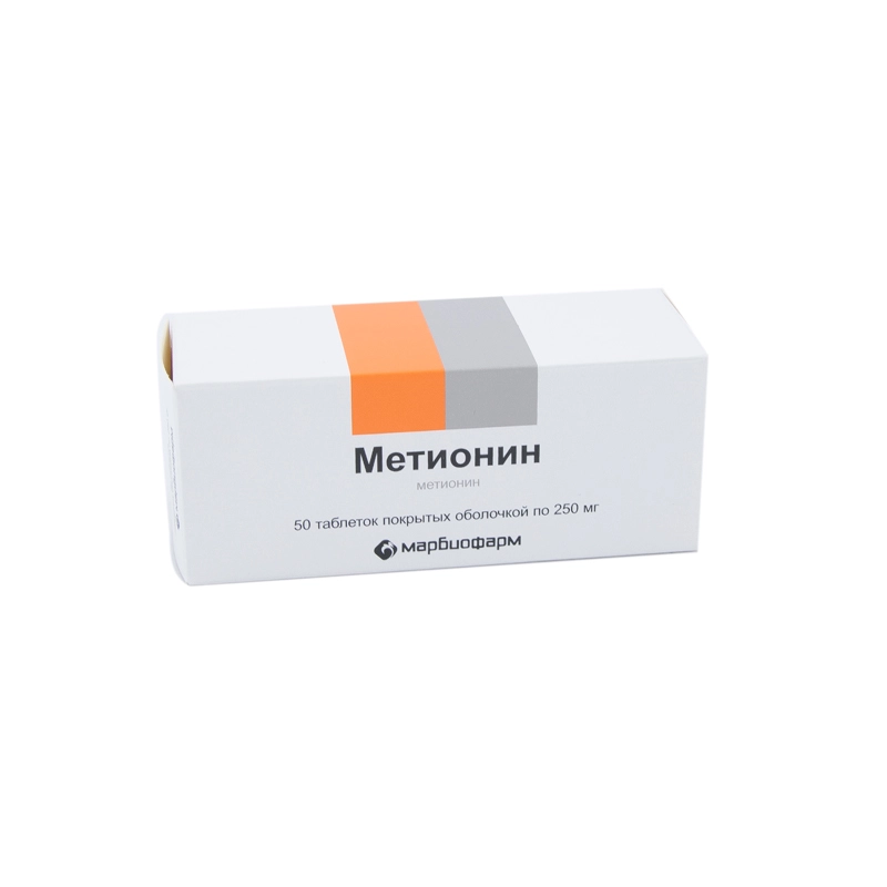 изображение Метионин таб 0.25г N50 вн от интернет-аптеки ФАРМЭКОНОМ